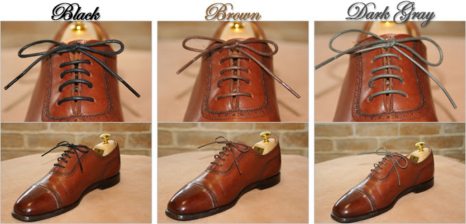 茶色の靴とカラーシューレースの色別組み合わせ 靴 皮革製品のお手入れ 靴磨き Q A お悩み解決 ポータルサイト