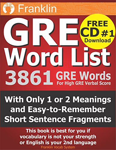 GRE Word List: 3861 GRE Words For High GRE Verbal Score, by Franklin Vocab System