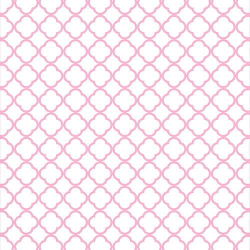 16 pink lemonade QUATREFOIL OUTLINE melstampz