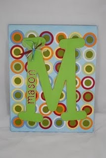 Canvas Letter- Mason