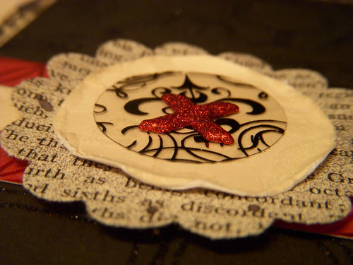 forever Love handmade embellishment close up