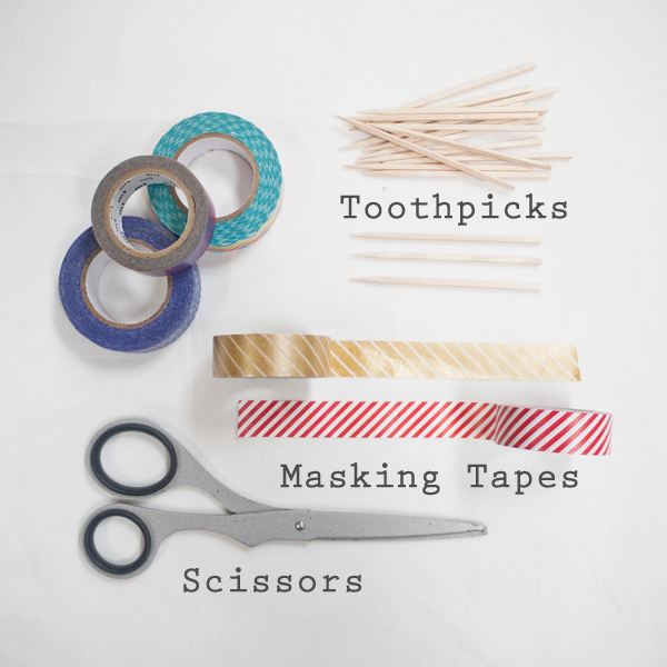 おしゃれピクニックに マステで簡単パーティーピックの作り方 Arch Days