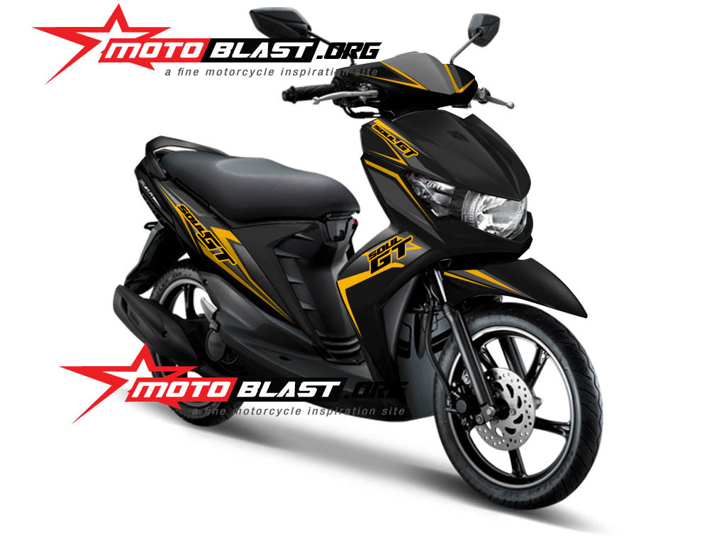 Modif Striping Yamaha Mio Soul GT Terbaru 2014 MOTOBLAST