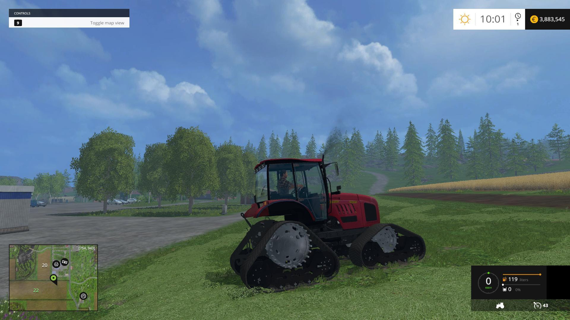 Belarus Mtz 2022 Crawler Tractor V1 0 Farming Simulator 19 17 15 Mod