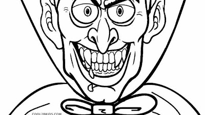 Halloween Vampire Coloring Pages
