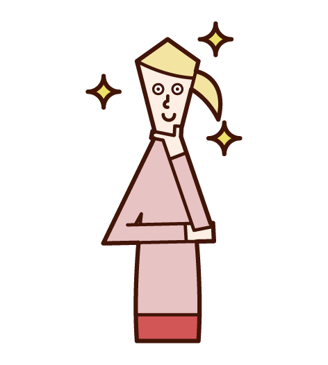 美女のイラスト フリーイラスト素材 Kukukeke ククケケ