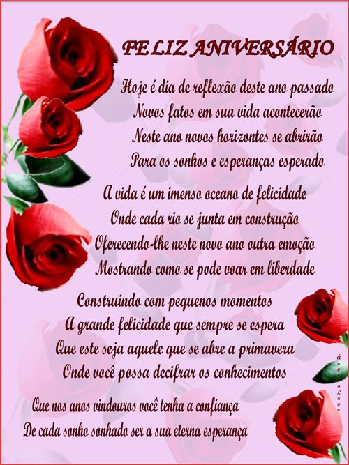 Feliz Aniversário.Hoje é dia de reflexão deste ano passado 