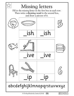  four letter words for kindergarten worksheets primary school maths