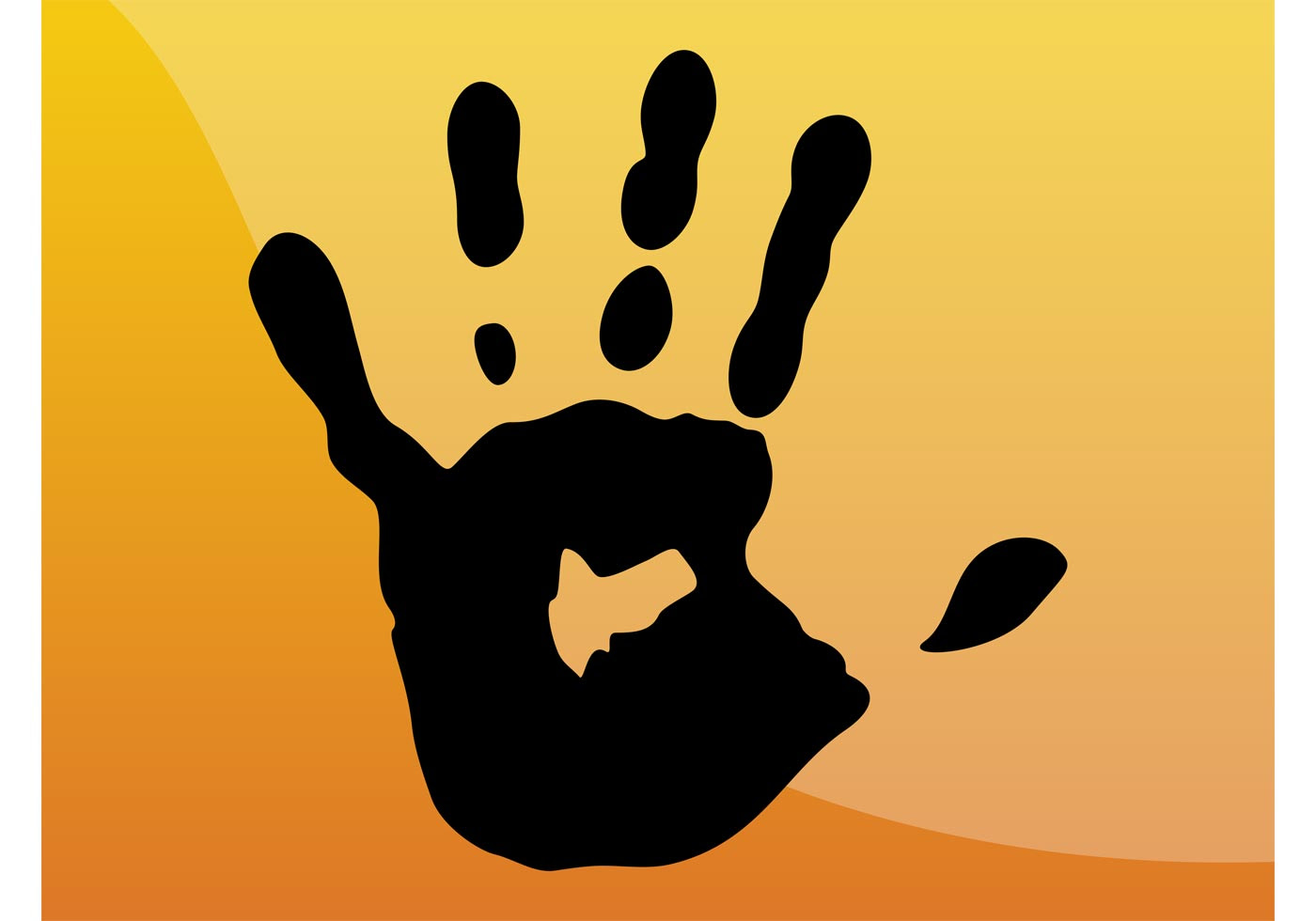 Download Child Handprint Vectors - Download Free Vector Art, Stock Graphics ... - ClipArt Best - ClipArt Best