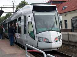 Spårvagn på besök i Åstorp