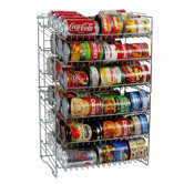 Six Shelf Canrack in Silver