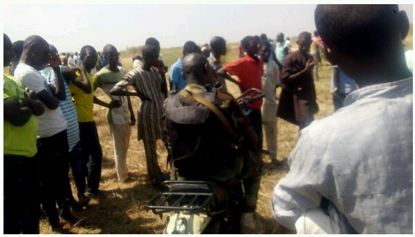 Photo Of The Soldier That Foiled Today's Suicide Bomb Attempt On Bakassi IDP, Borno 