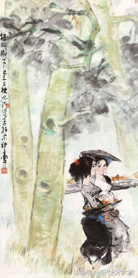 自李清照以来中国最伟大的女艺术家 周思聪水墨人物画欣赏 新闻资讯 武汉聚福尚品文化投资有限公司