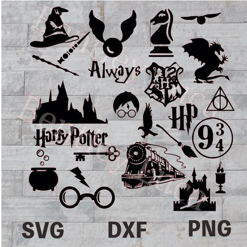 Download Digital Cutting File For Silhouette Circui Harry Potter Svg Bundle Dxf And Png Printing Graphic Essentials Business Industrial