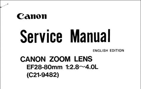 Free Download canon repair manuals iBooks PDF