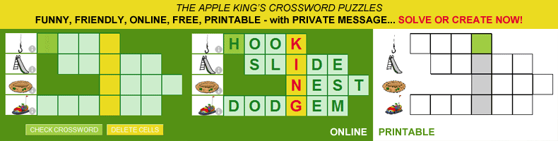 Online Crossword Maker The Apple King