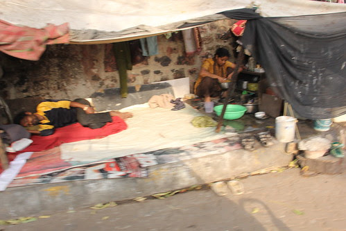 a street house without doors windows .. just a backrest wall by firoze shakir photographerno1