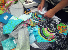 student work ~ fabric in progress 