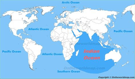 World Map Of The Indian Ocean