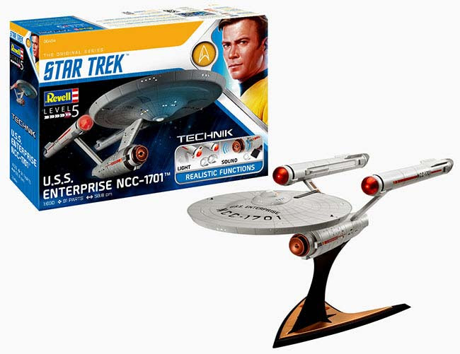 Revell 1/600 USS Enterprise NCC-1701 (00454) English Color Guide, Manual & Paint Conversion Chart