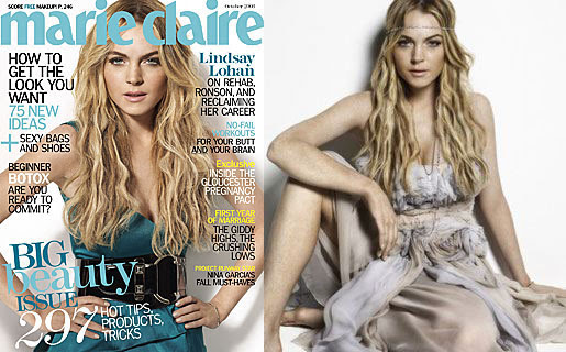 Lindsay was happy to chat about the tattoos she and Samantha both have, 