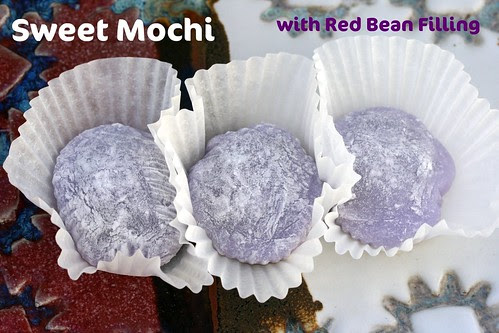 Mochi - Homemade An (Red Bean) Mochi
