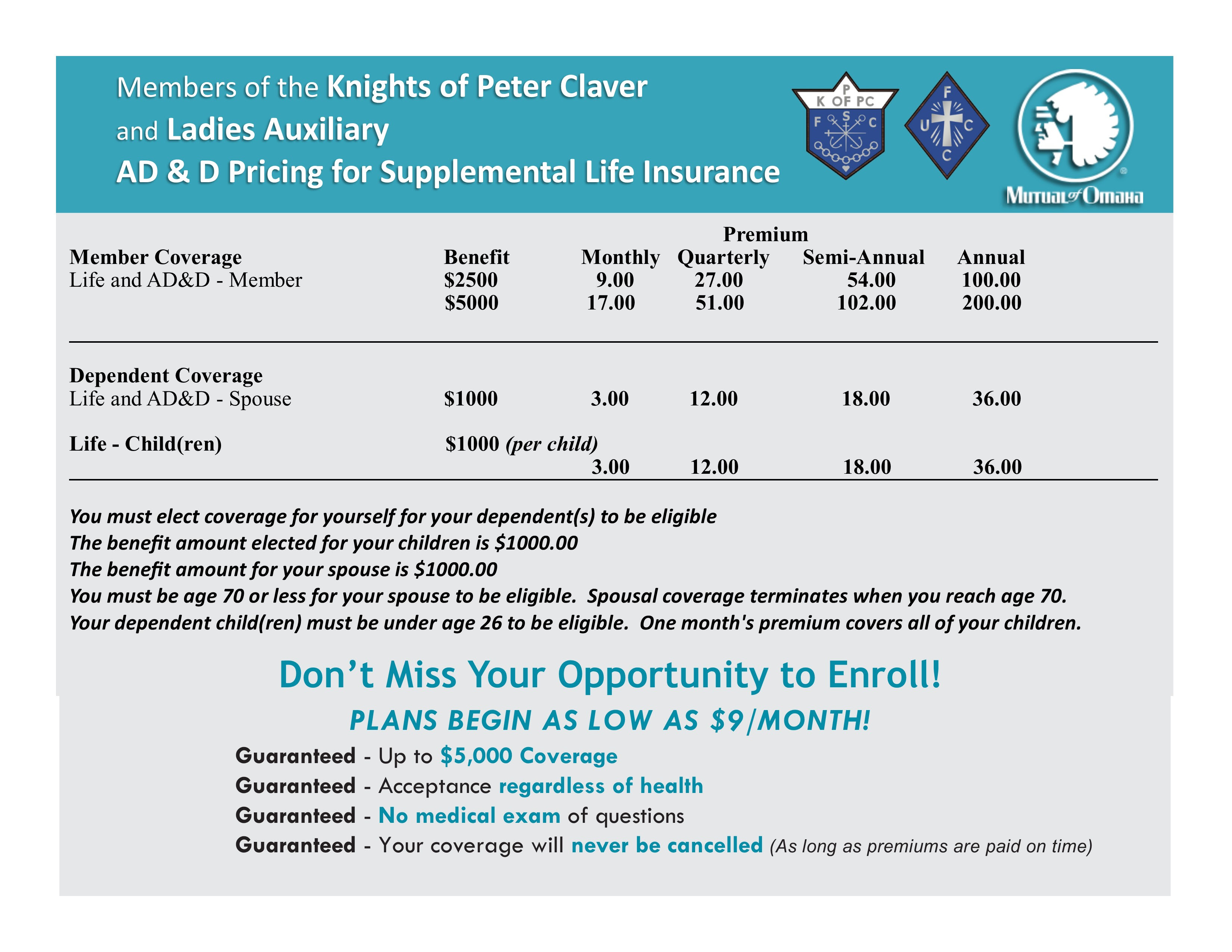 paid up life insurance quotes supplemental life insurance