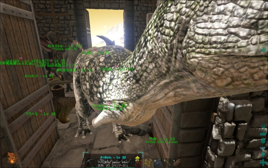 Ark Survival Evolved 公式サーバプレイ日記
