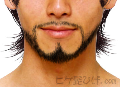 ワイルドなヒゲ 全部生やし ヒゲ 髭 ひげ Com
