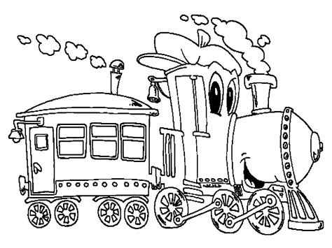  trains coloring pages to print and color
