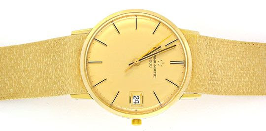 Original-Foto 1, ETERNA-MATIC HERREN-ARMBANDUHR MASSIV 18K TOPUHR NEUW.!