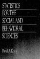 Statistics for the Social and Behavioral Sciences