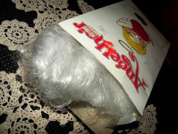 Vintage Christmas Tree Angel Hair by UncommonRecycables on Etsy