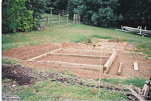 Storage Shed Pad Preparation Pictures to pin on Pinterest