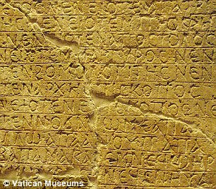 The language (inscriptions pictured) is also closely linked to Heiroglyphic scripts