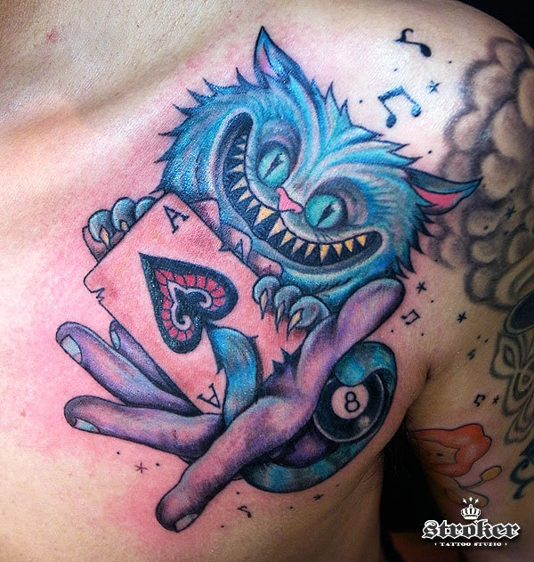 イヌ科ネコ科タトゥーデザイン Stroker Tattoo