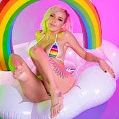 Darhselle Stevens Rainbow Pride Micro Bikini Picture Set