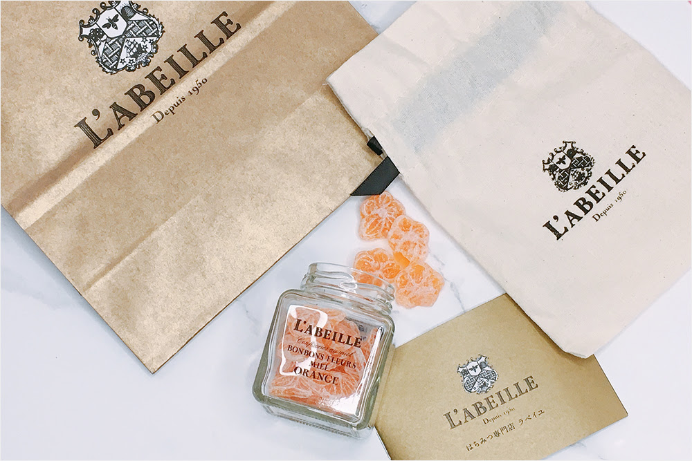 お取寄せスイーツ はちみつ専門店l Abeille ラベイユ のボンボンフルールミエル オレンジ