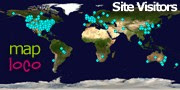 Locations of Site Visitors