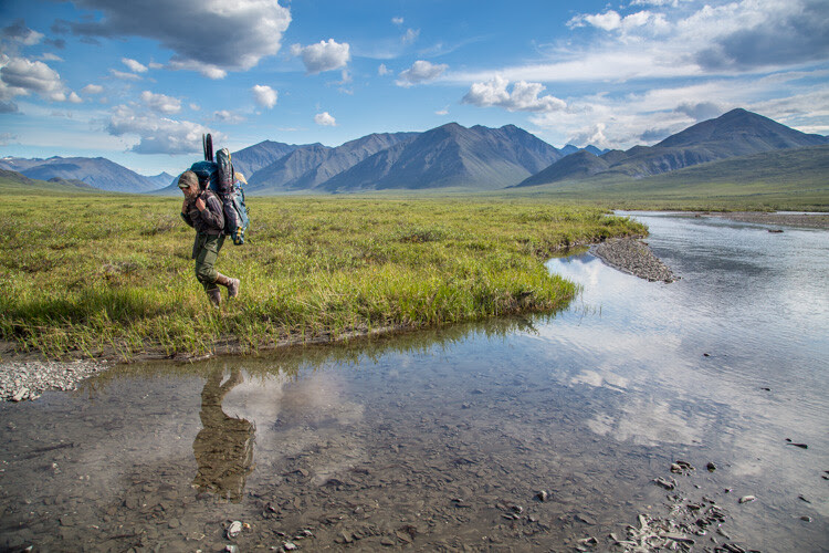 Backpacking means every piece of gear needs to be carried, so think light.