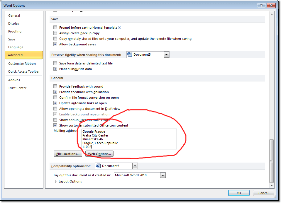 Create Labels In Word 2010