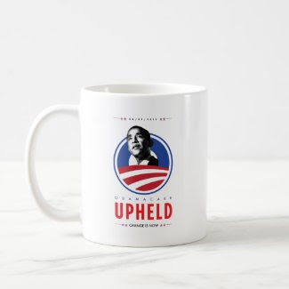 OBAMACARE UPHELD MUG