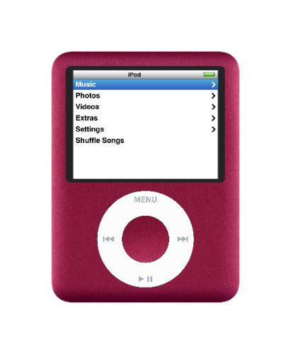 Apple iPod Nano 3rd Gen 8GB Red Good Condition
