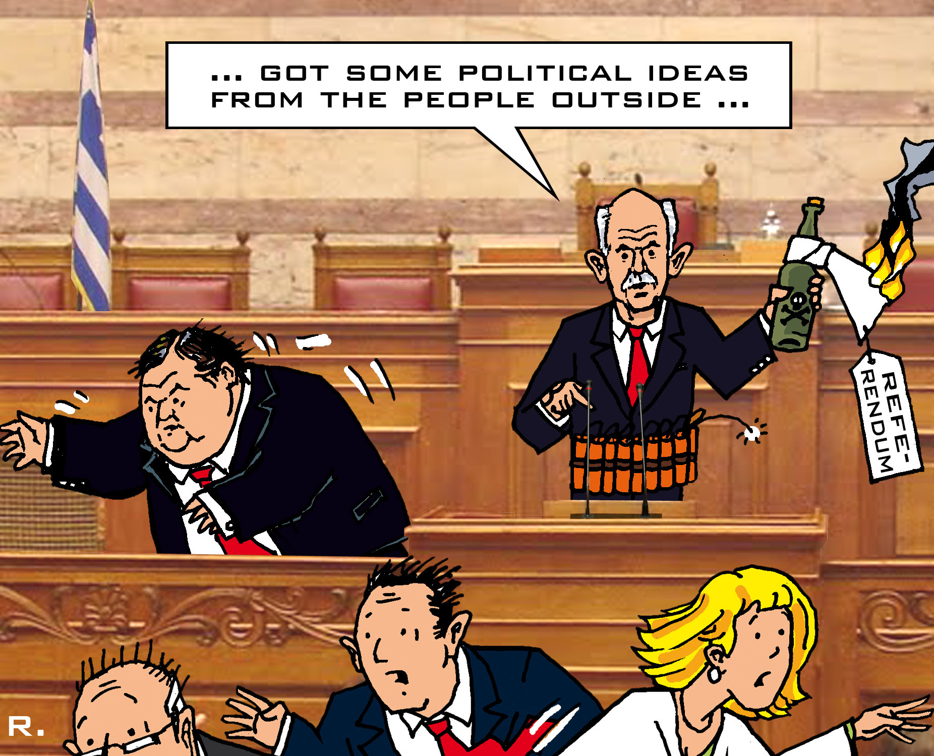 Cartoon by Eric Allie