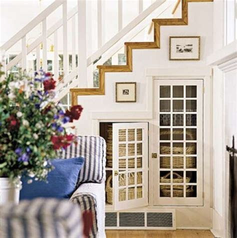 creative stair storage ideas noted list