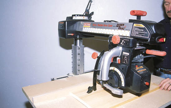  cuts with only a radial arm saw? - Home Improvement Stack Exchange