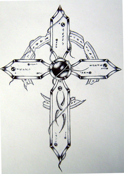 cross tattoos for men