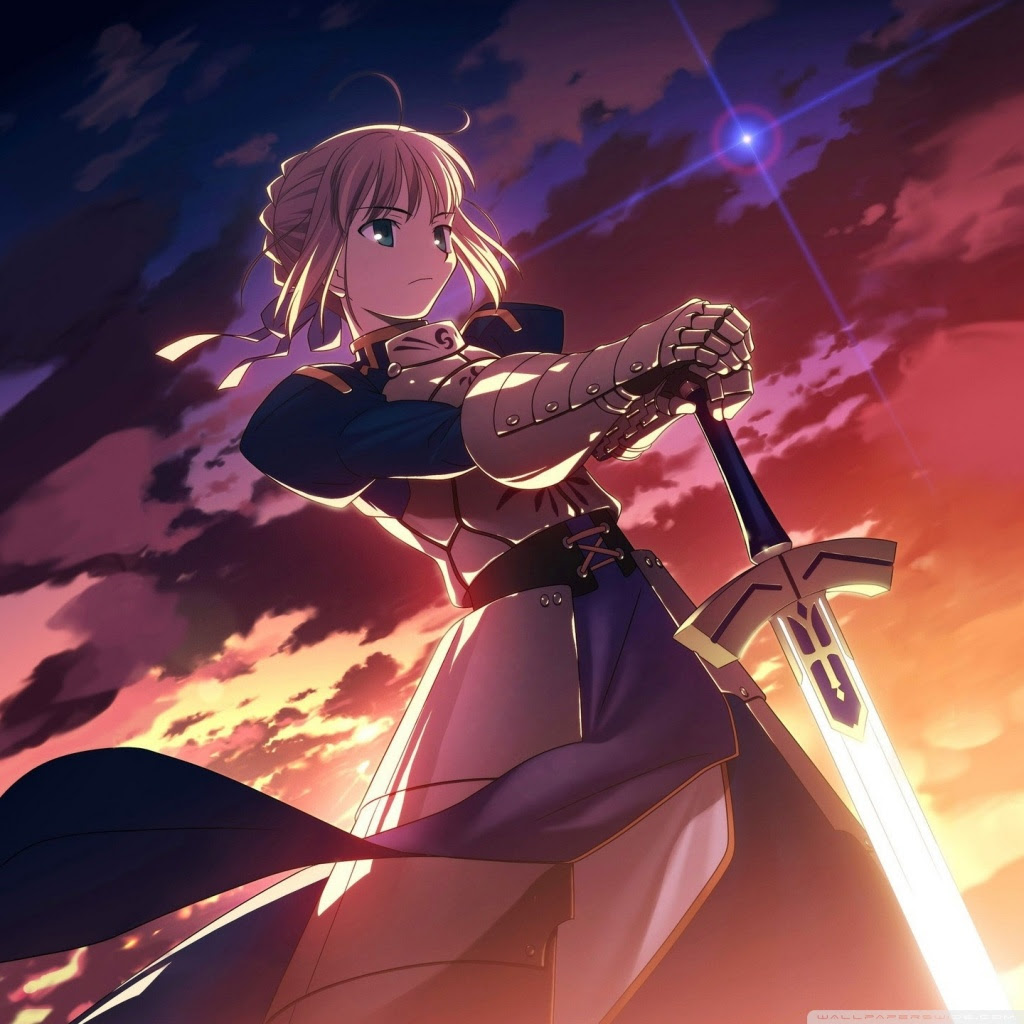 Fate Stay Night Saber Ultra Hd Desktop Background Wallpaper For 4k Uhd Tv Widescreen Ultrawide Desktop Laptop Tablet Smartphone