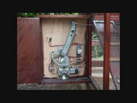 Automatic Timed Chicken Coop Door - YouTube