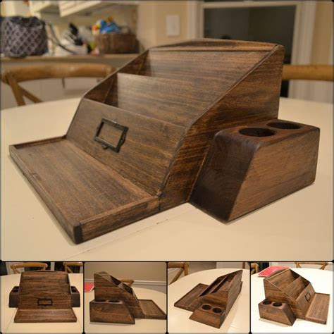 woodworking plans desk organizer